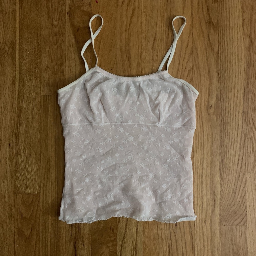 Mesh cami top